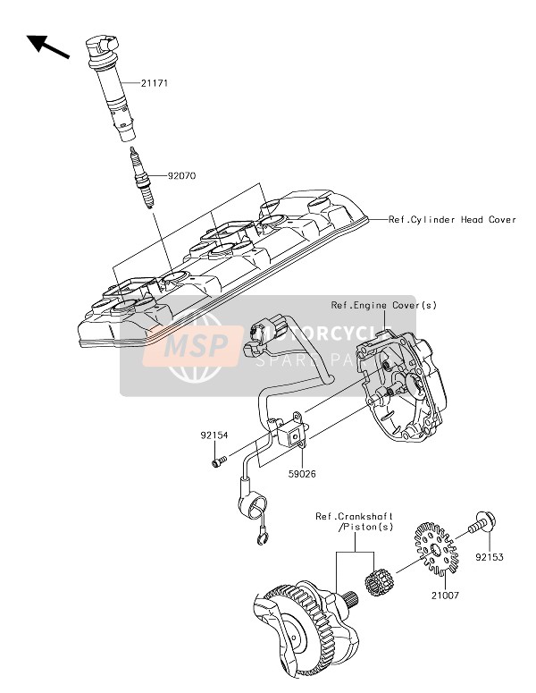 Kawasaki NINJA ZX-10RR 2017 Ignition System for a 2017 Kawasaki NINJA ZX-10RR