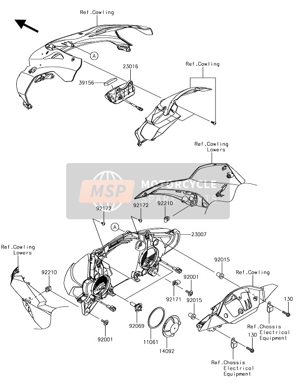 Kawasaki NINJA ZX-10RR 2017 Faro(S) para un 2017 Kawasaki NINJA ZX-10RR