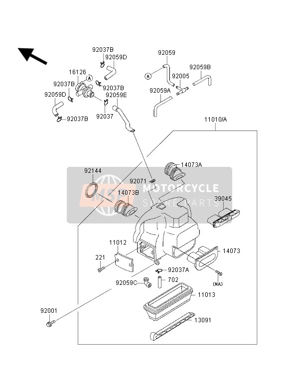 110101565, FILTER-ASSY-AIR, Kawasaki, 0