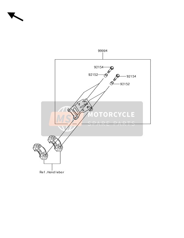 999940973, Kit Acc, Gps Navi Bracket, Kawasaki, 0