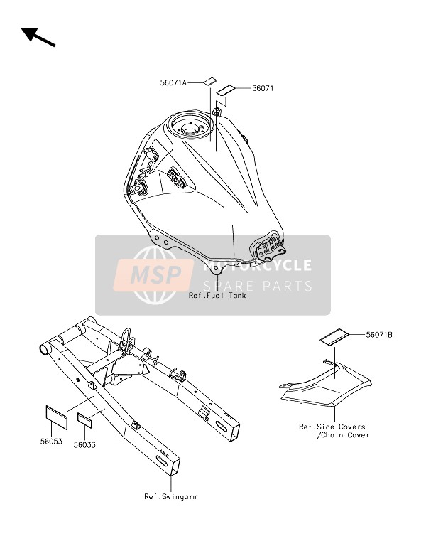 560710737, LABEL-WARNING, Carrier, Kawasaki, 0