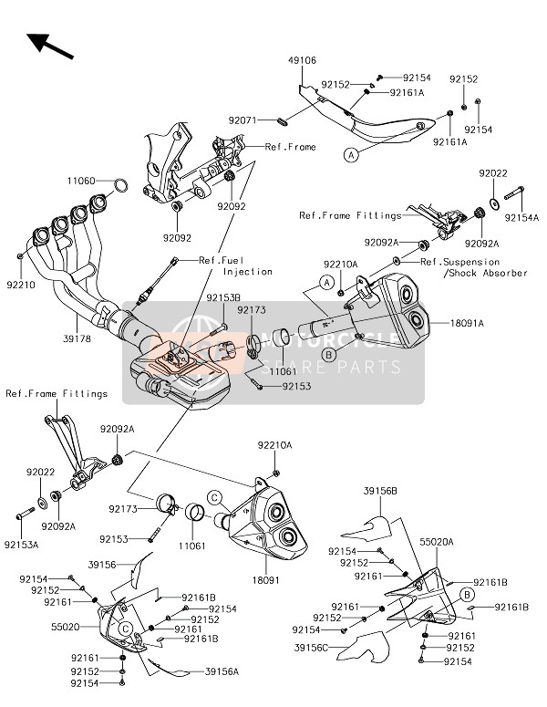 921542642, Bolt,Socket,10X65, Kawasaki, 0