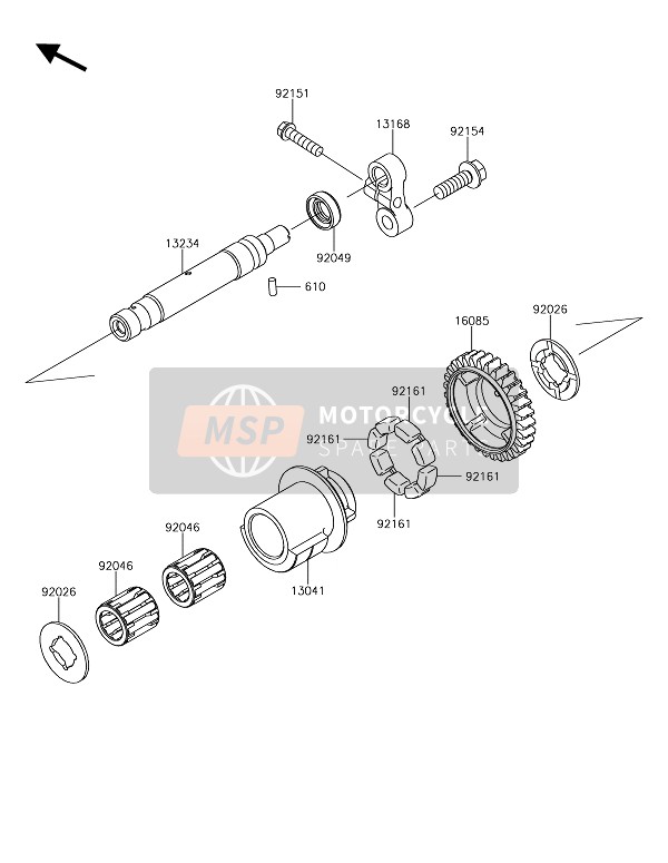 Kawasaki Z900 ABS 2017 Balancer for a 2017 Kawasaki Z900 ABS