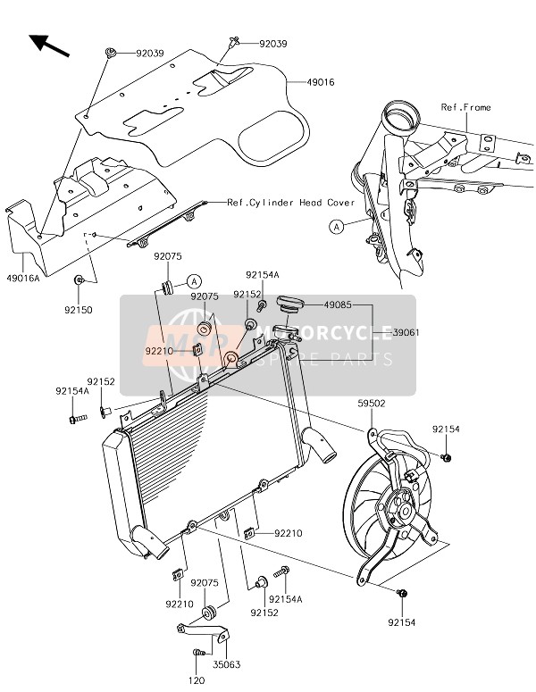 921542673, Bolt,Flanged,6X22, Kawasaki, 1