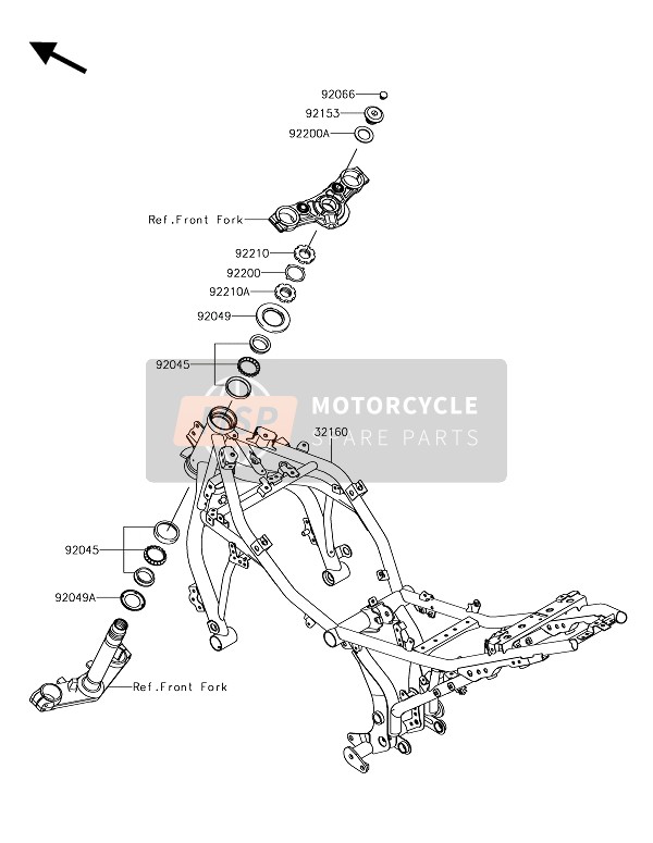 Kawasaki NINJA 650 2018 Telaio per un 2018 Kawasaki NINJA 650