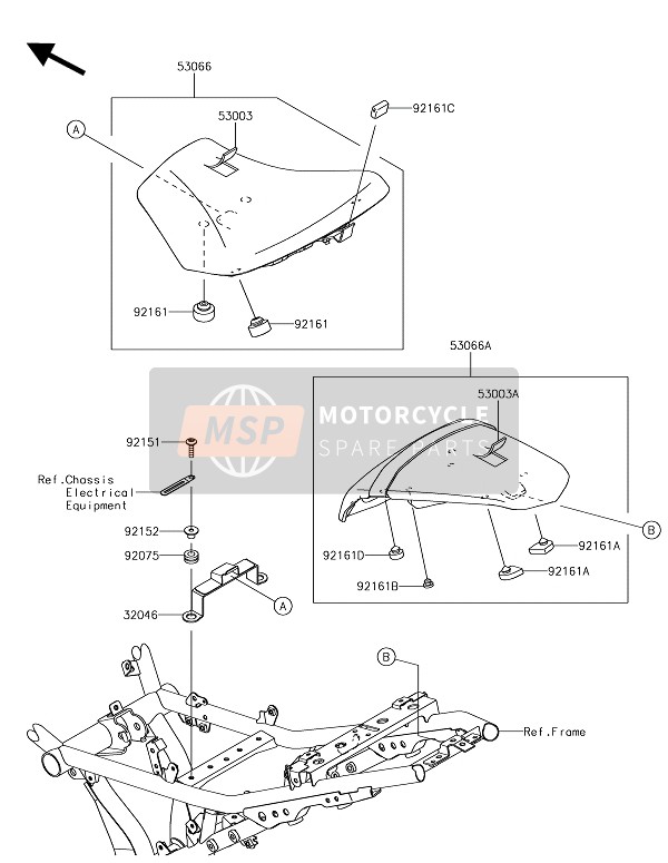 Kawasaki NINJA 650 2018 Posto A Sedere per un 2018 Kawasaki NINJA 650