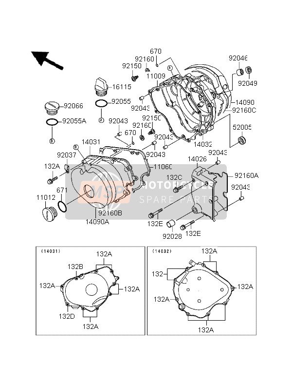 Couvert de moteur