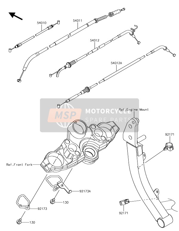 Kawasaki VERSYS 1000 2018 KABEL für ein 2018 Kawasaki VERSYS 1000