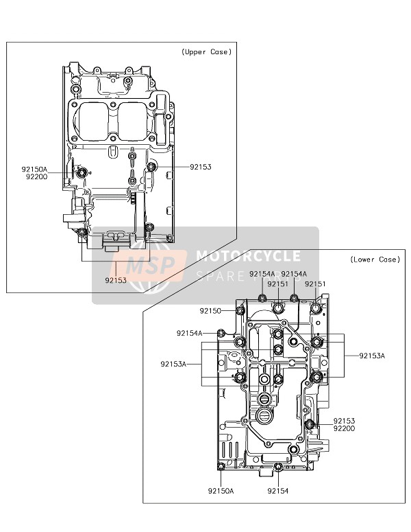 Crankcase Bolt Pattern