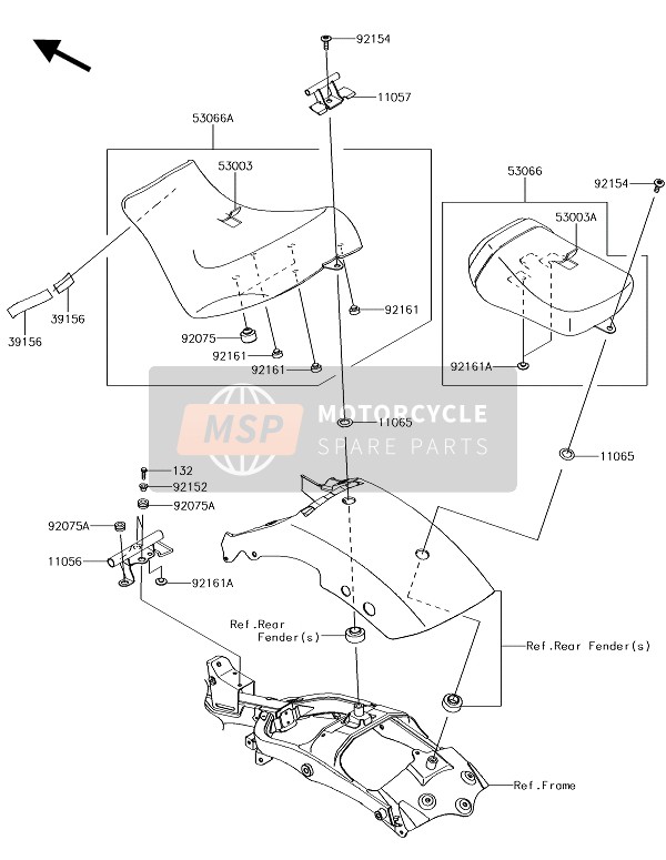 Kawasaki VULCAN S CAFE 2018 SITZ für ein 2018 Kawasaki VULCAN S CAFE