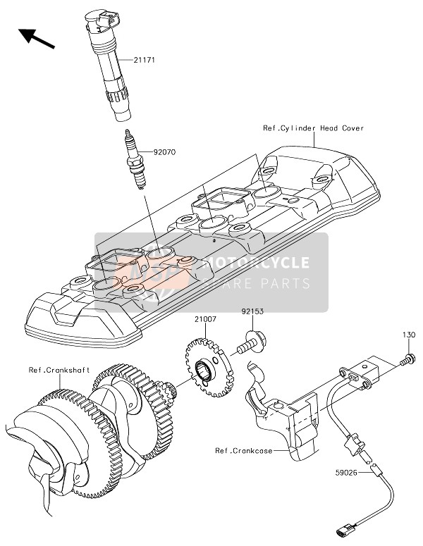 Kawasaki Z1000SX 2018 Système de mise à feu pour un 2018 Kawasaki Z1000SX