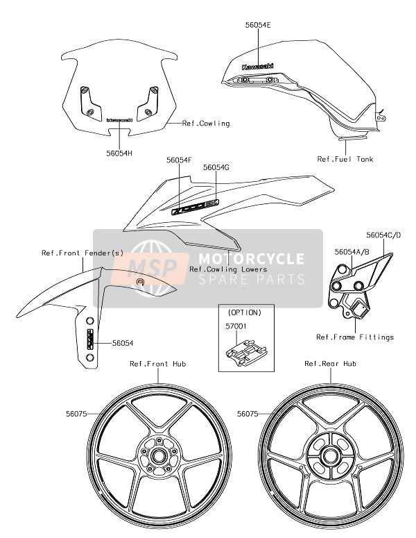 560752368, Pattern, Wheel, Red, 4X1353, Kawasaki, 0