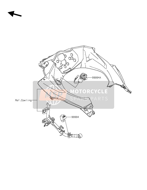 Kawasaki NINJA 400 2019 ZUBEHÖR (DC AUSGANG ETC) für ein 2019 Kawasaki NINJA 400