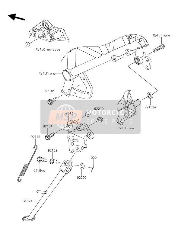 921542905, Bolt,Flanged,10X35,Mec, Kawasaki, 0