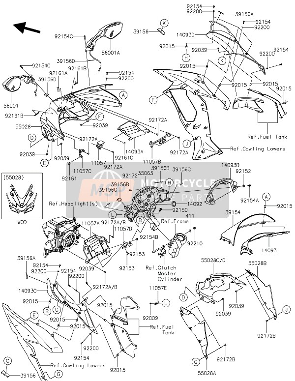 391562490, Pad,Mirror Mount, Kawasaki, 0