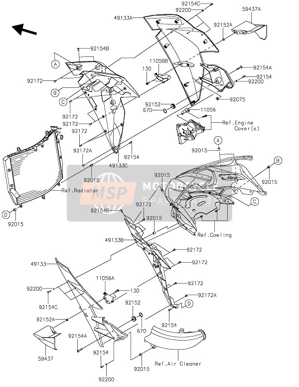 Kawasaki NINJA H2R 2019 HAUBENSENKER für ein 2019 Kawasaki NINJA H2R