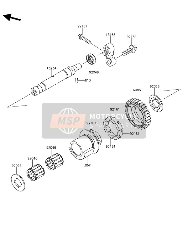 Kawasaki Z1000SX 2019 Balancer for a 2019 Kawasaki Z1000SX