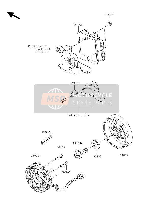 Kawasaki NINJA ZX-10RSE 2019 Generator for a 2019 Kawasaki NINJA ZX-10RSE