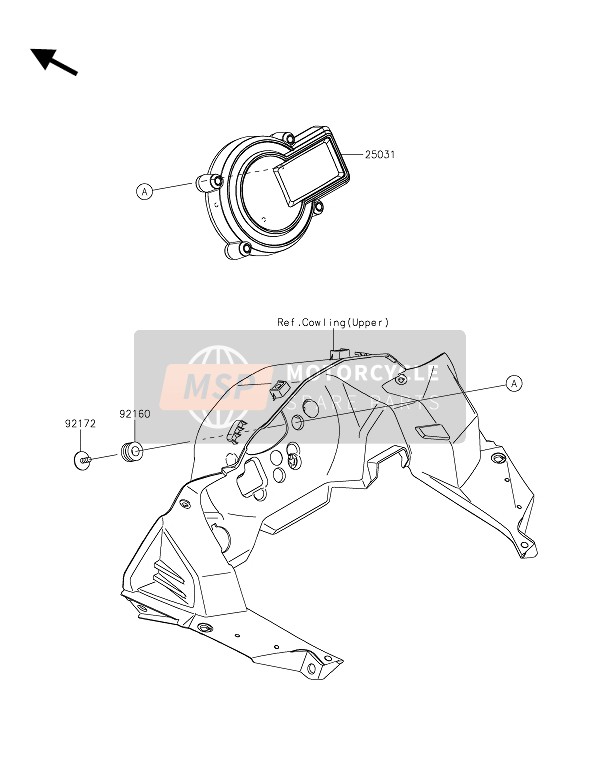 250310817, METER-ASSY, Combination, Kawasaki, 0