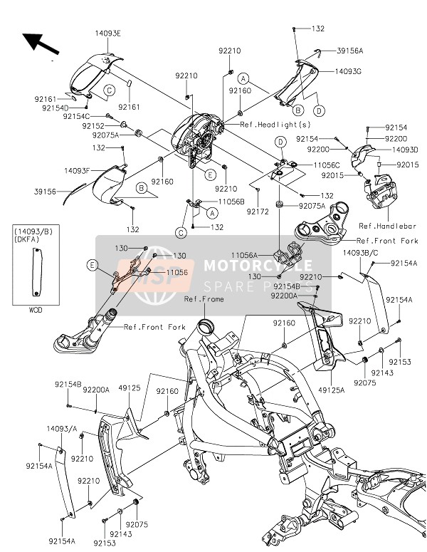 Kawasaki VULCAN S 2019 Cubierta para un 2019 Kawasaki VULCAN S