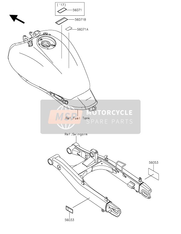 Kawasaki VULCAN S CAFE 2019 Etiquetas para un 2019 Kawasaki VULCAN S CAFE