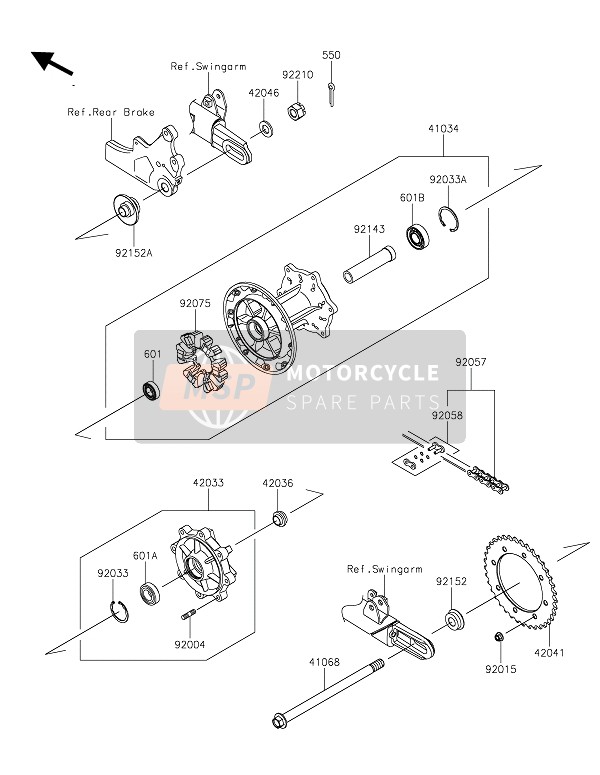 921522602, Collar, Rh, Kawasaki, 0