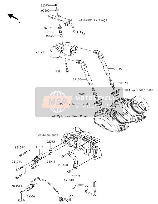 Kawasaki W800 STREET 2019 Ontbrandingssysteem voor een 2019 Kawasaki W800 STREET