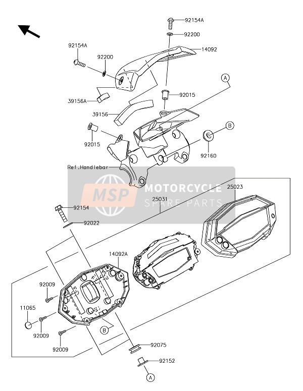 Kawasaki Z1000 2019 MESSGERÄT(E) für ein 2019 Kawasaki Z1000