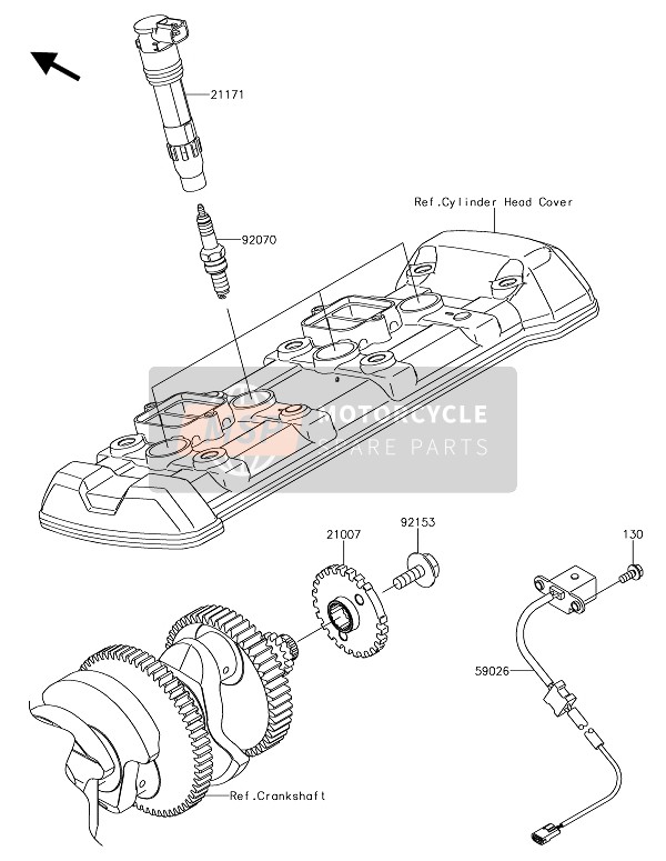 Kawasaki Z1000R 2019 Système de mise à feu pour un 2019 Kawasaki Z1000R