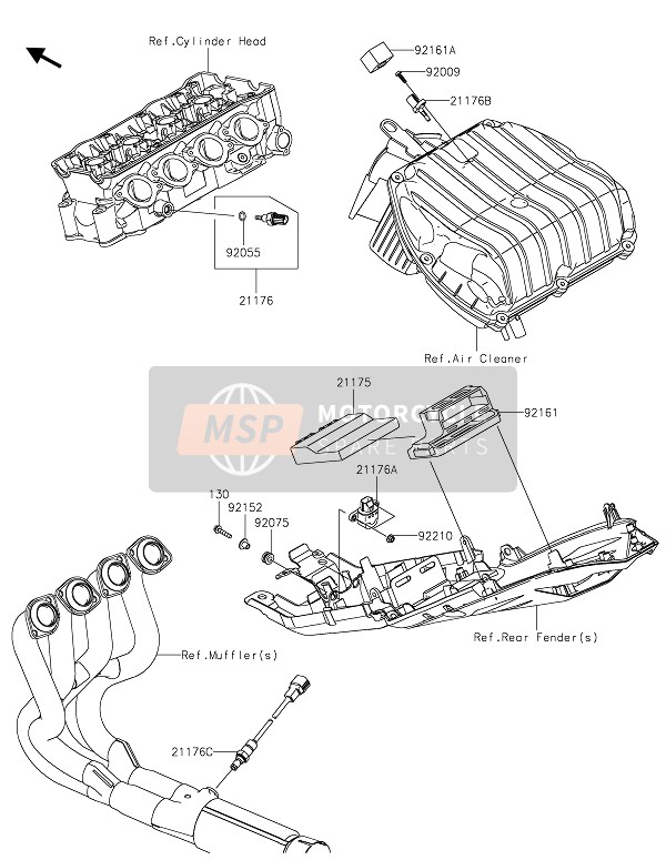 Kawasaki NINJA ZX-6R 2020 FUEL INJECTION for a 2020 Kawasaki NINJA ZX-6R