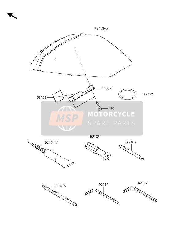 Kawasaki NINJA ZX-6R 2020 OWNERS TOOLS for a 2020 Kawasaki NINJA ZX-6R