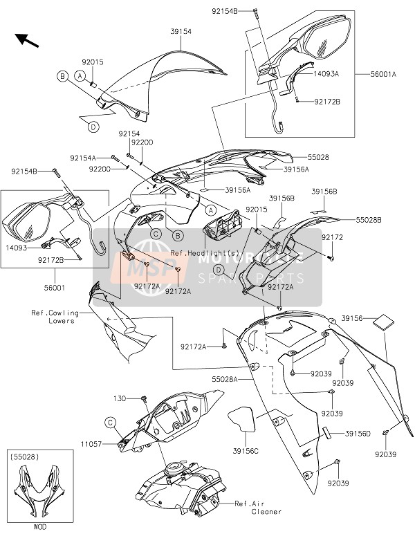 Kawasaki NINJA ZX-10R SE 2020 Capotage pour un 2020 Kawasaki NINJA ZX-10R SE