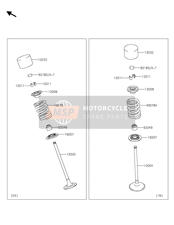 Kawasaki VERSYS 1000 2020 Vannes pour un 2020 Kawasaki VERSYS 1000