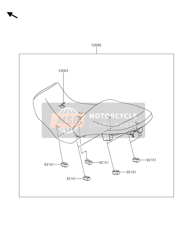 Kawasaki VERSYS 1000 2020 Asiento para un 2020 Kawasaki VERSYS 1000