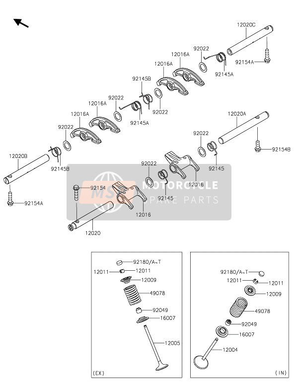 Kawasaki W800 STREET 2020 VALVE(S) for a 2020 Kawasaki W800 STREET