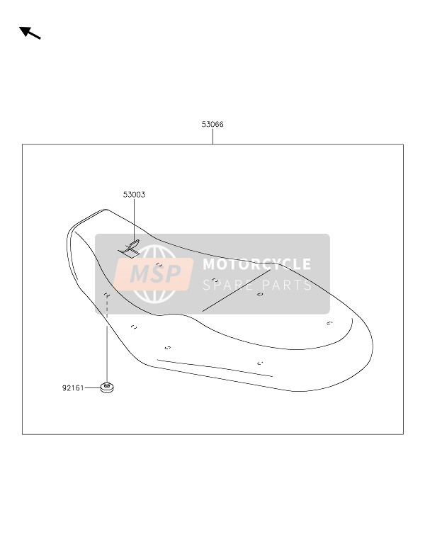 Kawasaki W800 STREET 2020 Asiento para un 2020 Kawasaki W800 STREET