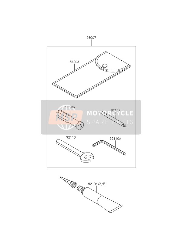 Kawasaki W800 STREET 2020 Herramientas para propietarios para un 2020 Kawasaki W800 STREET