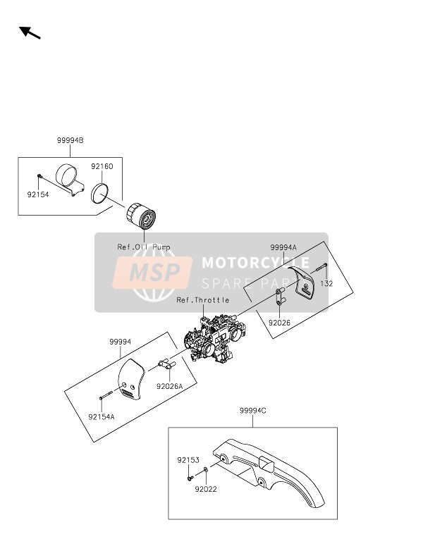 Kawasaki W800 STREET 2020 Zubehörteil (Motorhaube) für ein 2020 Kawasaki W800 STREET