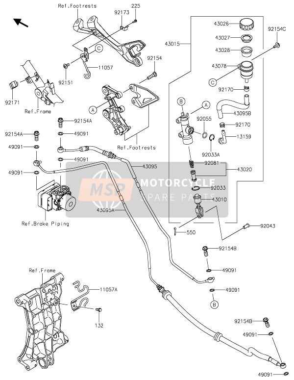 REAR MASTER CYLINDER