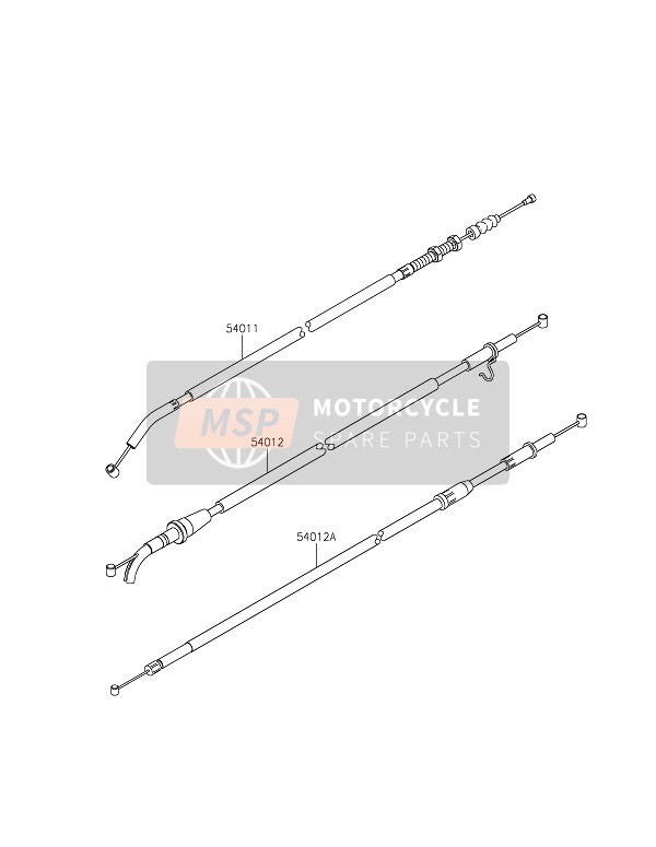 540110640, CABLE-CLUTCH, Kawasaki, 0