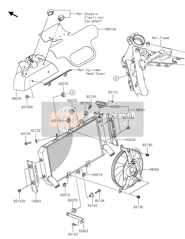 921542673, Bolt, Flanged, 6X22, Kawasaki, 1