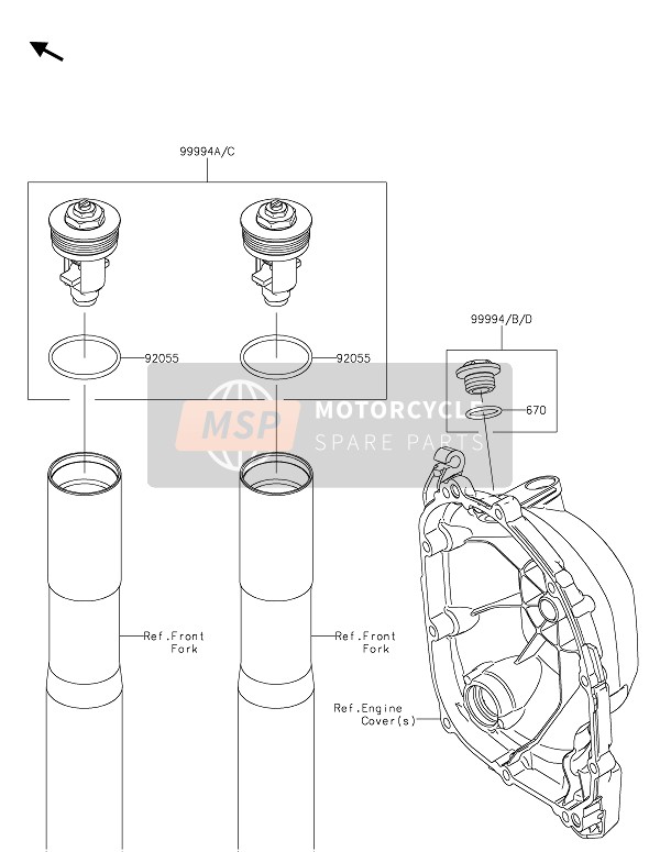 Kawasaki Z900RS 2020 Accessoire (Kap) voor een 2020 Kawasaki Z900RS