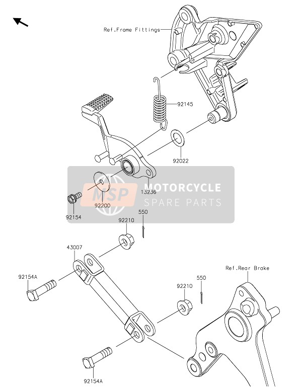 BRAKE PEDAL