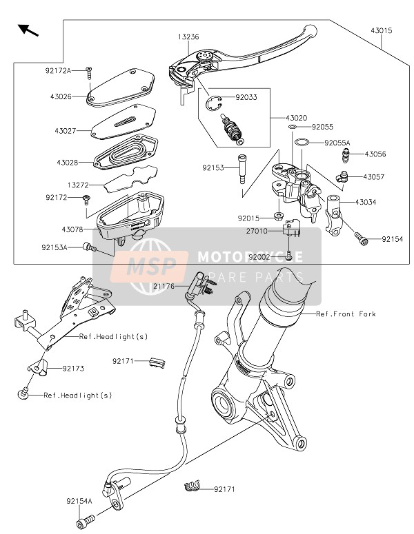 FRONT MASTER CYLINDER