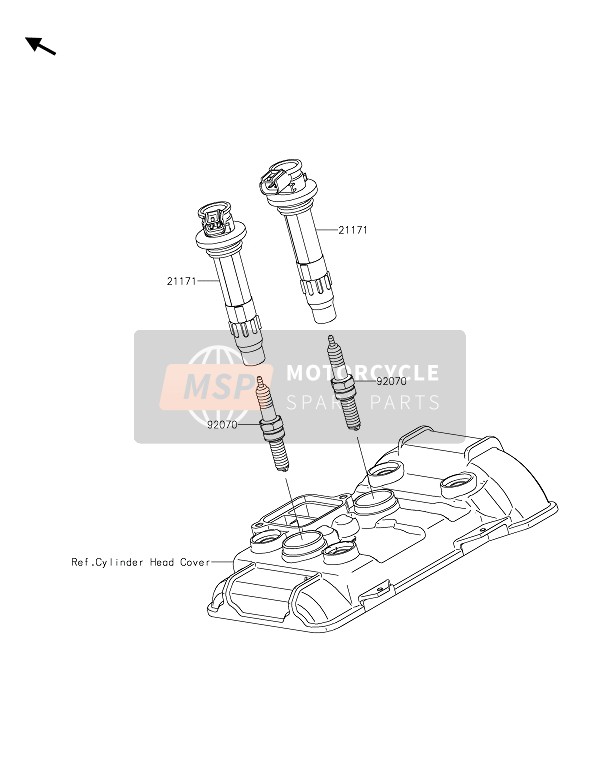 Kawasaki NINJA 400 2021 Ontbrandingssysteem voor een 2021 Kawasaki NINJA 400