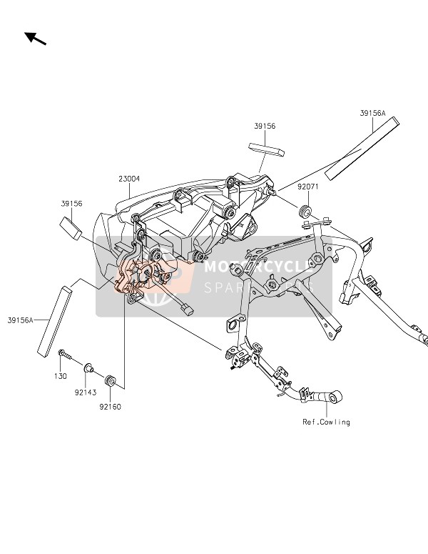 Kawasaki NINJA 400 2021 SCHEINWERFER für ein 2021 Kawasaki NINJA 400