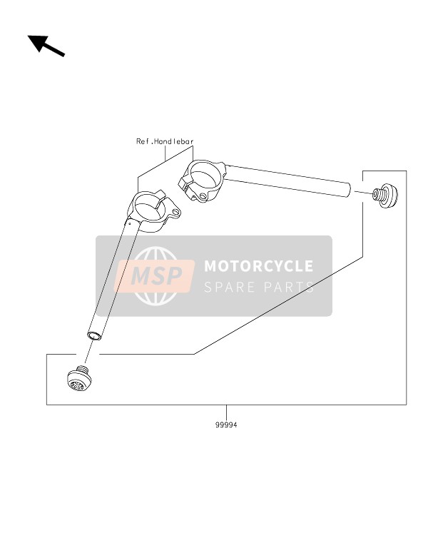 Kawasaki NINJA H2R 2021 Accessorio per un 2021 Kawasaki NINJA H2R