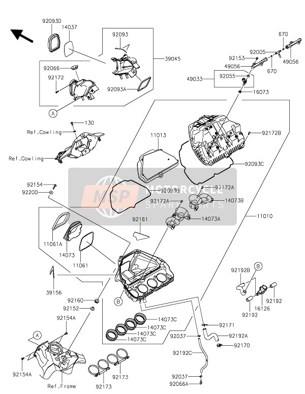 921612408, Damper, Kawasaki, 0