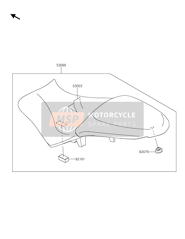 Kawasaki VERSYS 650 2021 SEAT for a 2021 Kawasaki VERSYS 650