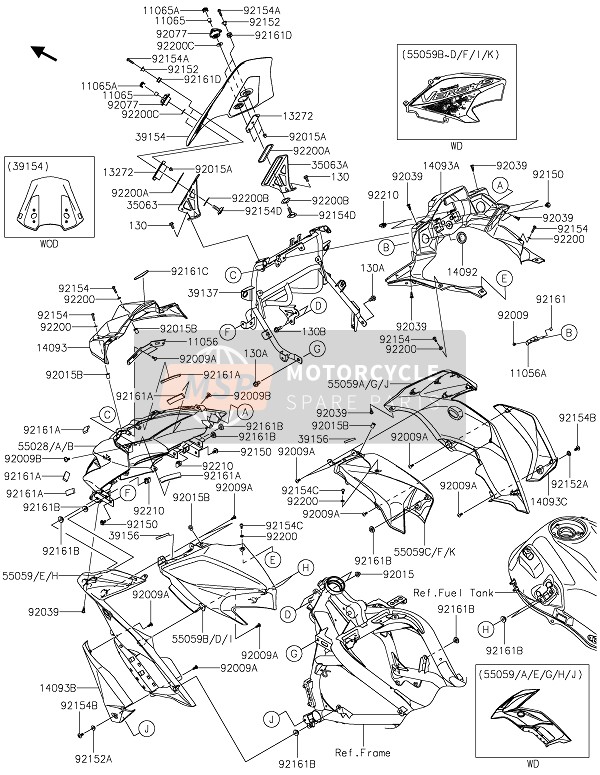 550595275660, Cowling,Side,Rh,M.S.Black, Kawasaki, 0